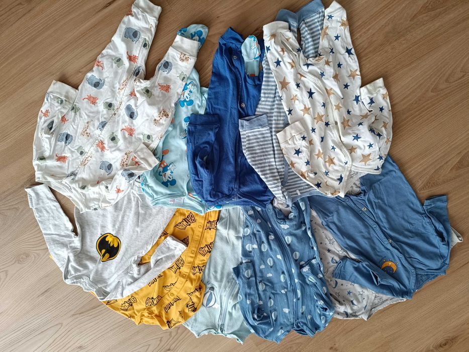 Paczka ubranek dla chłopca rozmiar 56/62