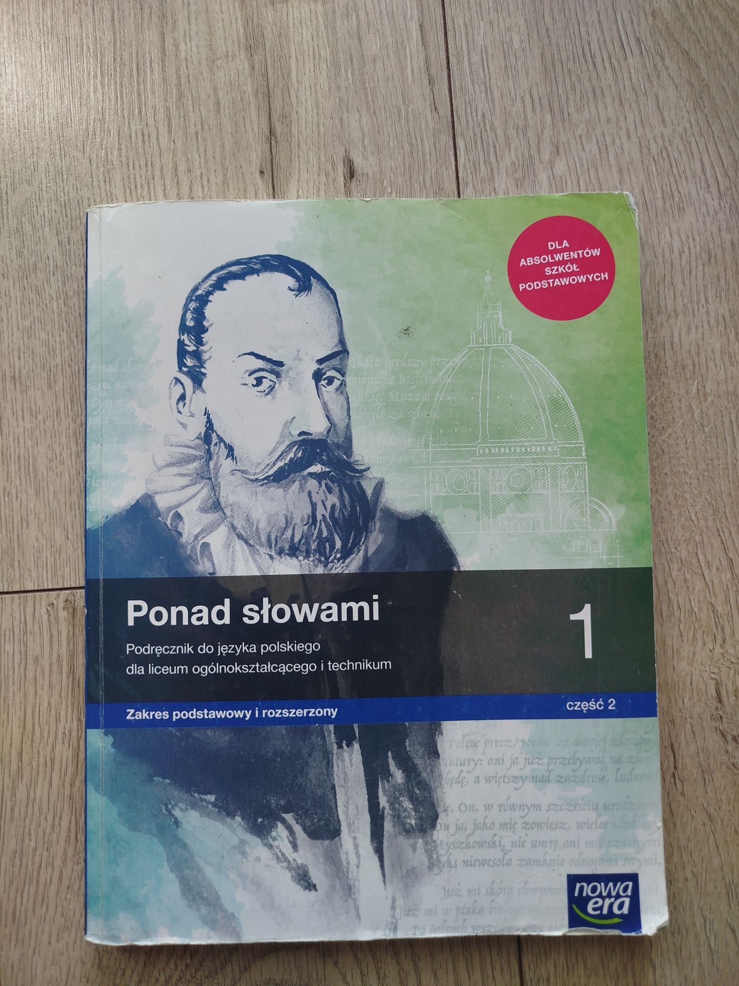 "ponad słowami" - nowa era, obie części, podręcznik do języka polskieg
