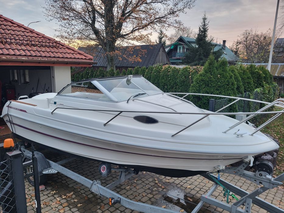 Łódź lodka Kabinowa SKIBSPLAST 605  Suzuki 115efi piekna motorowka