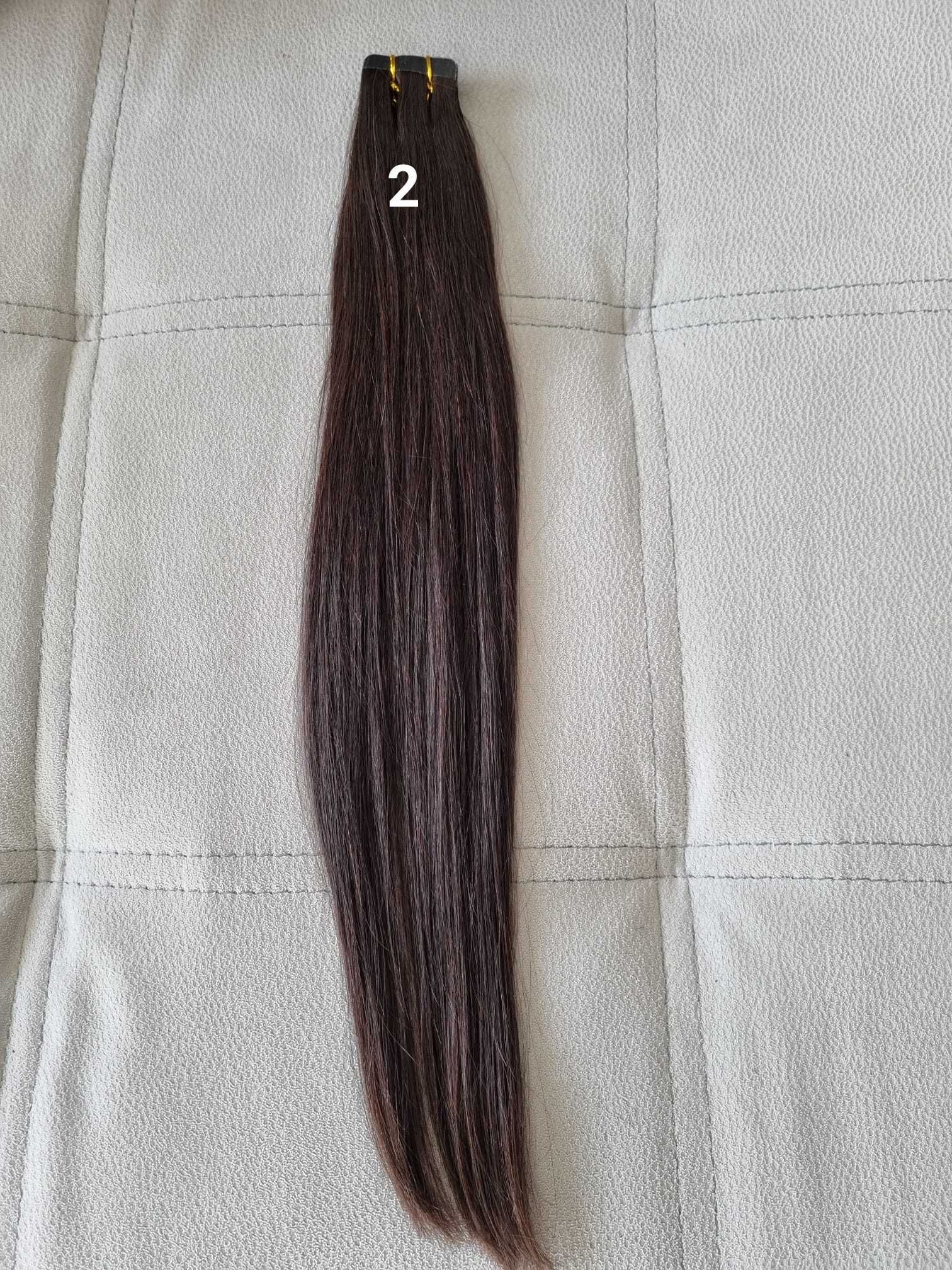 Extensões de Fita Adesiva - Cabelo Liso 100% Natural