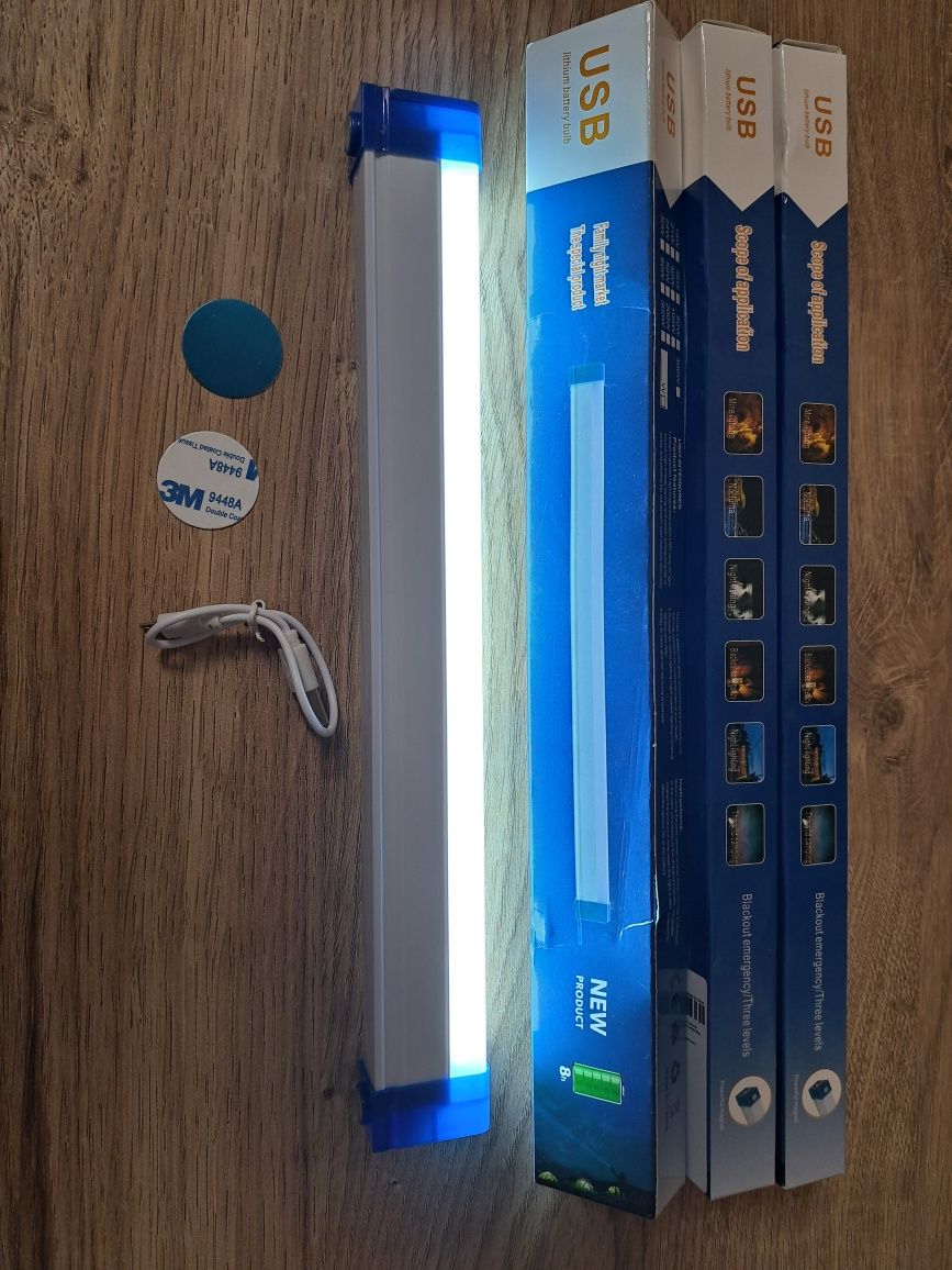 Led tube 30 (32) см кемпінговий акумуляторний ліхтар