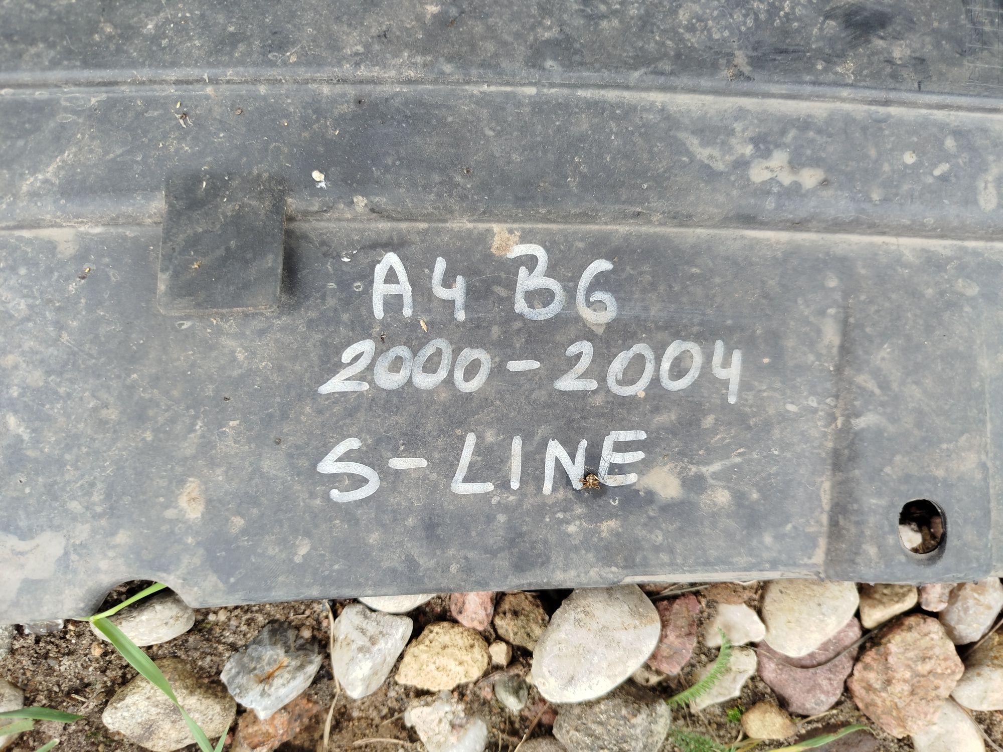 10 Dokładka Sline S-Line zderzaka przedniego Audi A4 B6 spoiler Audi