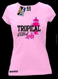 Tropical Chillout COCOPITO Wear 5 rozmiarów koszulka damska wakacje