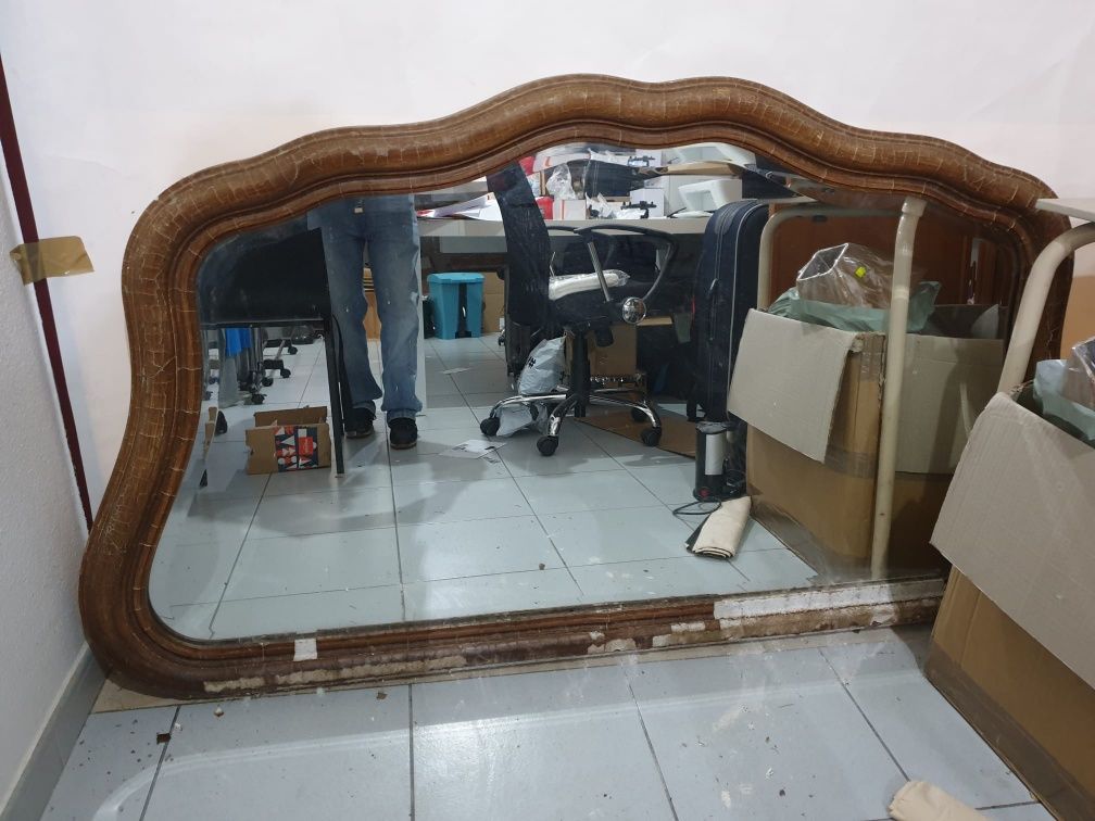 Espelho antigo para restauro