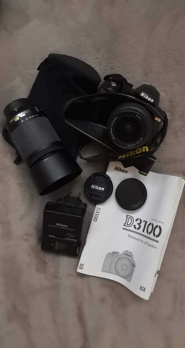 Nikon D1300 com Bolsa e Objetiva EXTRA