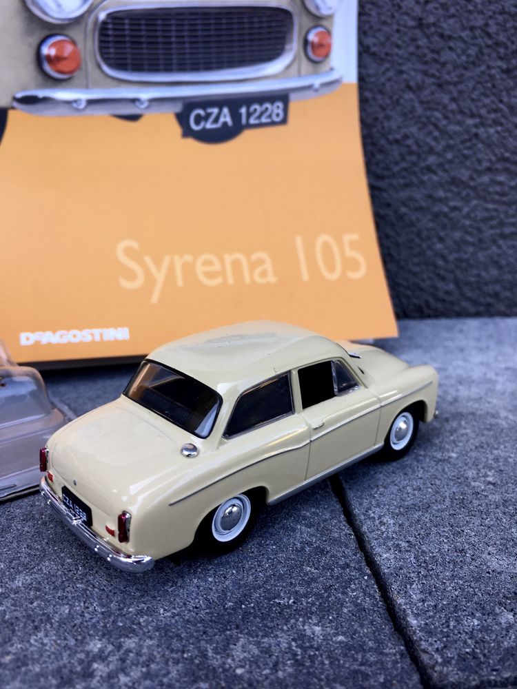 Czasopismo-SYRENA 105-auta PRL,model,autka,kolekcja,deagostini