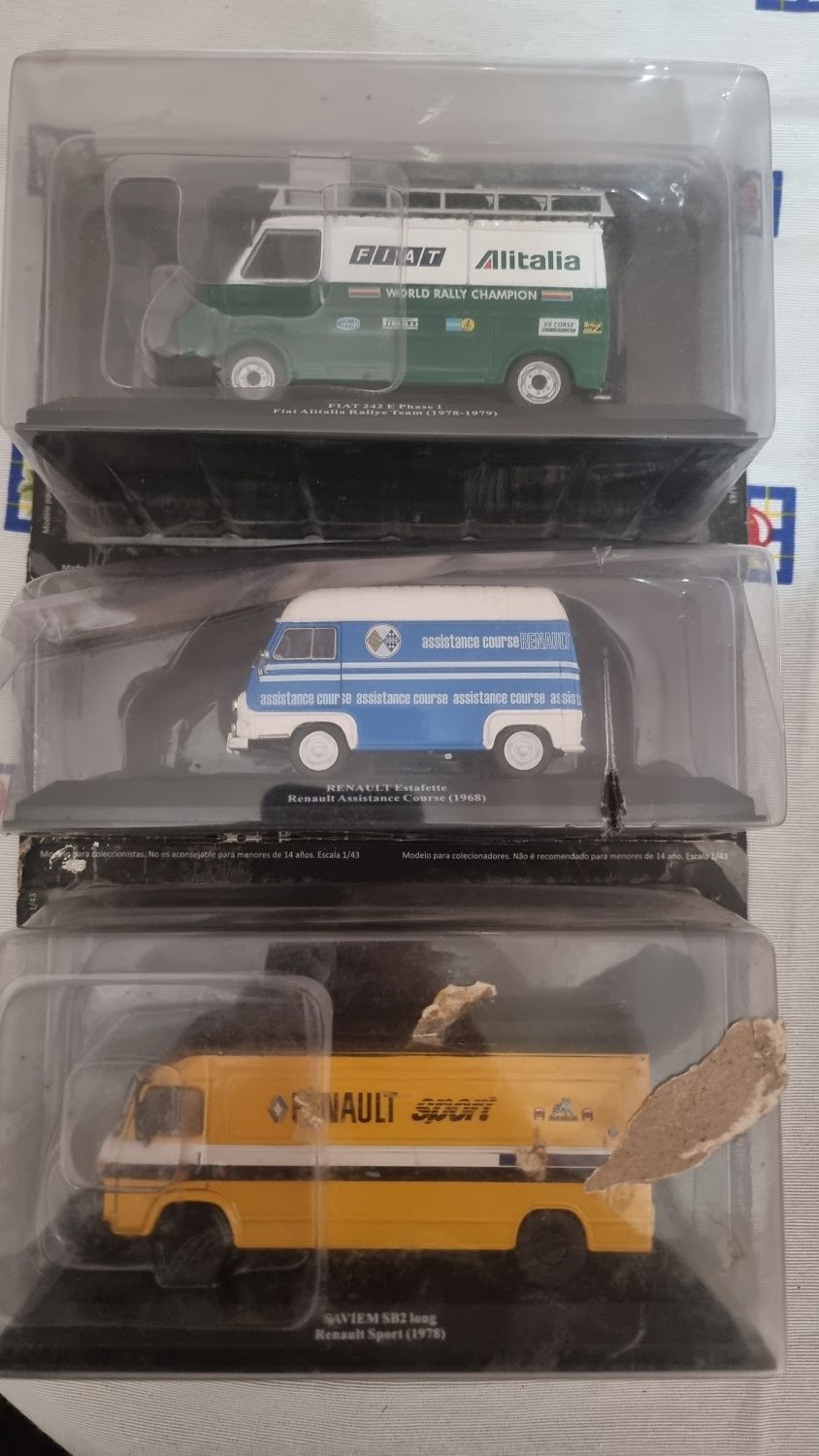 Miniaturas carrinhas de assistencia
