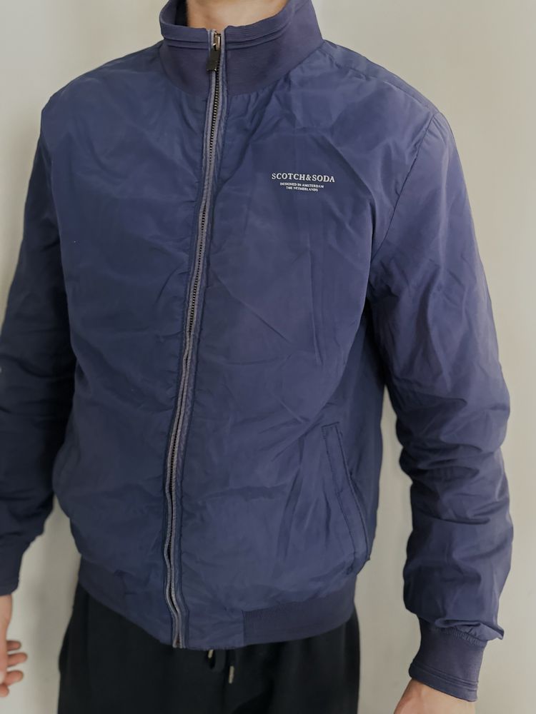 Męska granatowa kurtka przejściowa / Scotch& Soda / M