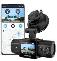 Podwójny wideorejestrator Cooau D20 kamera samochodowa