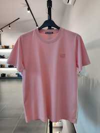 Футболка Acne Studios T-Shirt With Ellison Face Patch Pink