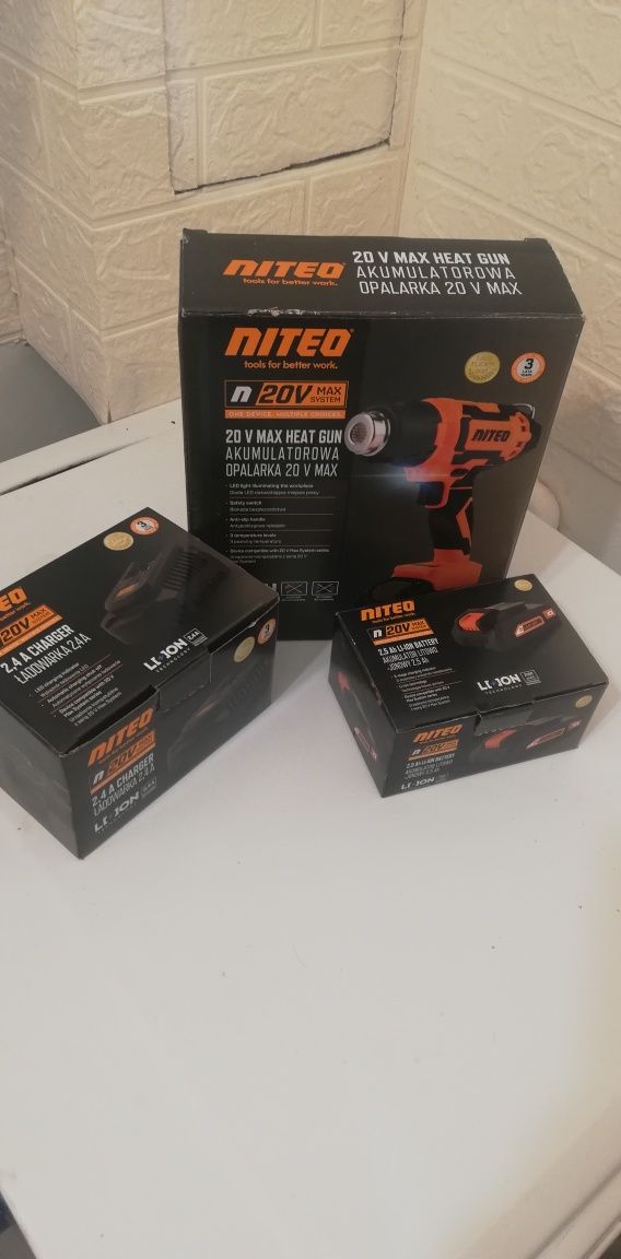 Opalarka Niteo n 20V MAX System 2,5Ah akumulator i ładowarka
