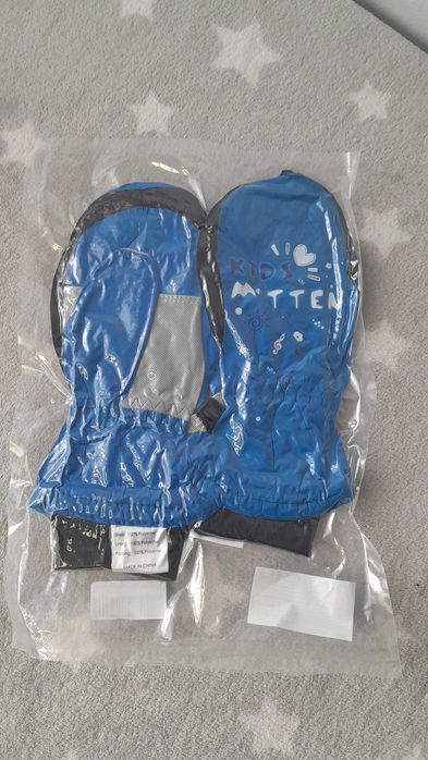 Rękawiczki Narciarskie dla Dzieci Zimowe Ciepłe XS 5-7 lat