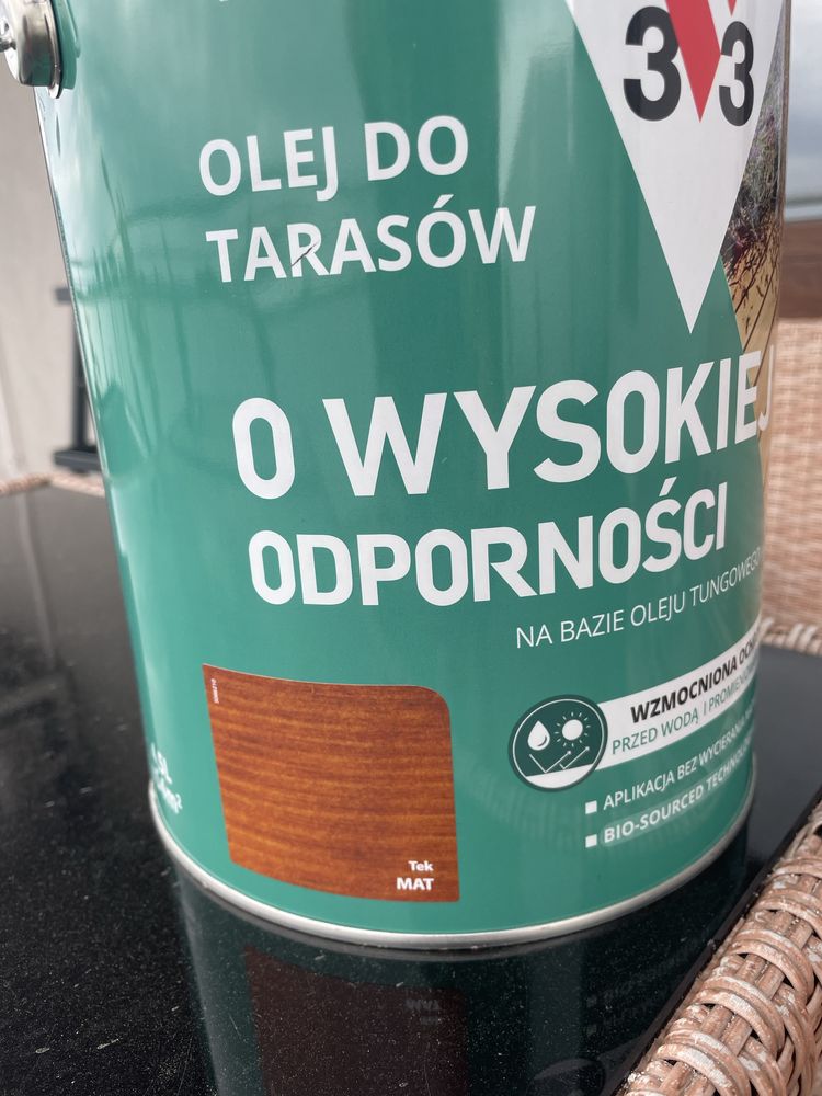 Olej do tarasów v33 nowy 5 litrów