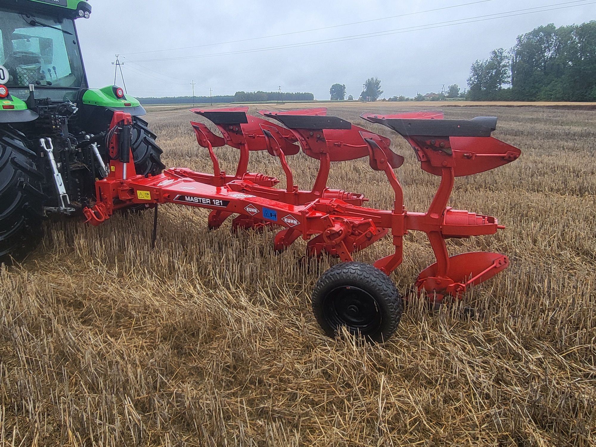 Pług 3 skibowy Obrotowy Kuhn Master 120! Zabezpieczenie Non-Stop! Igła