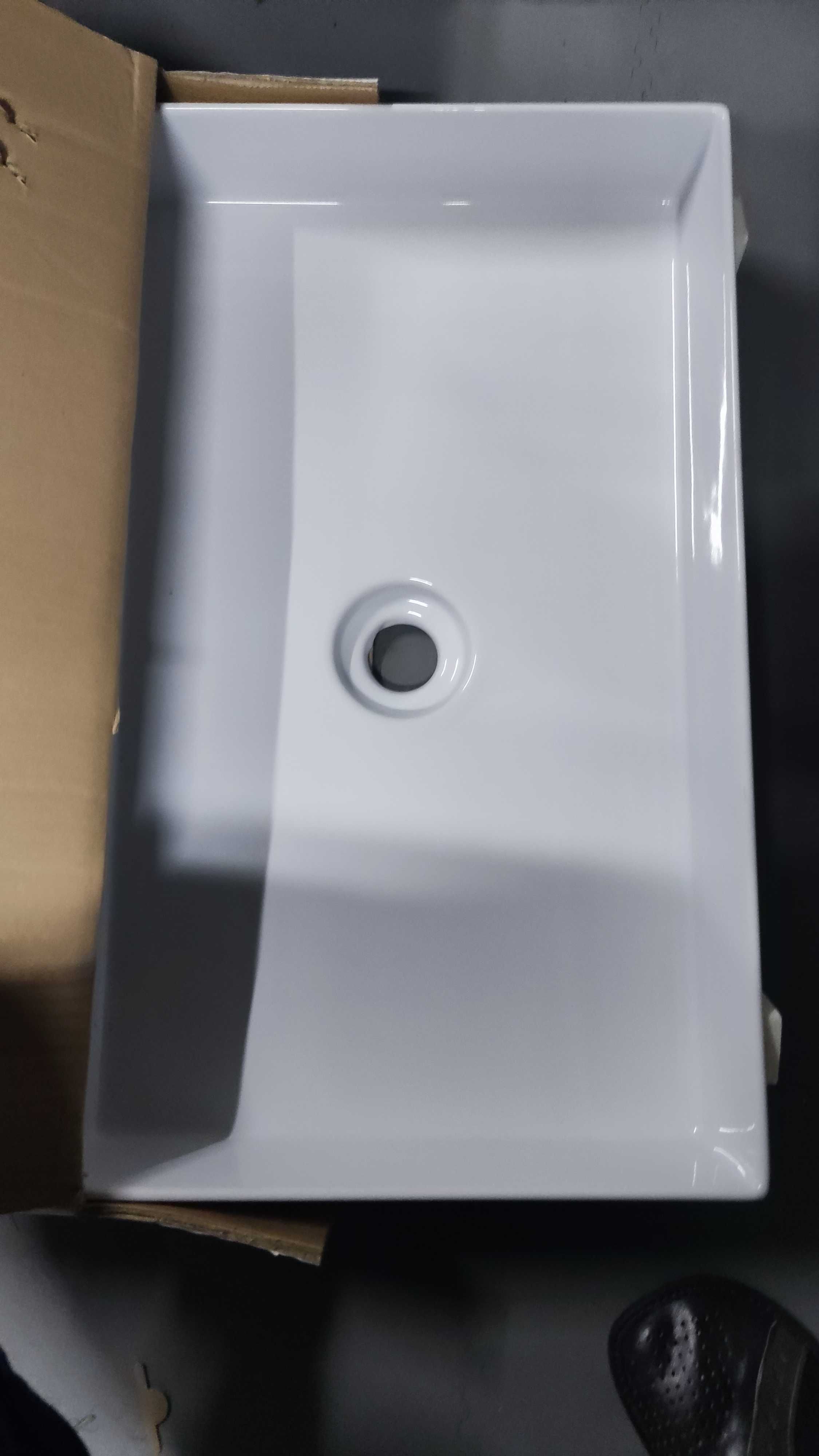 NOWA umywalka HushLab SUPER SLIM 60 umywalka nablatowa 60X37