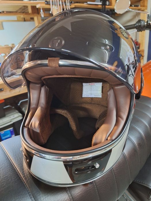 Capacete retro Torq T1 ( captain vegas) Tamanho M
