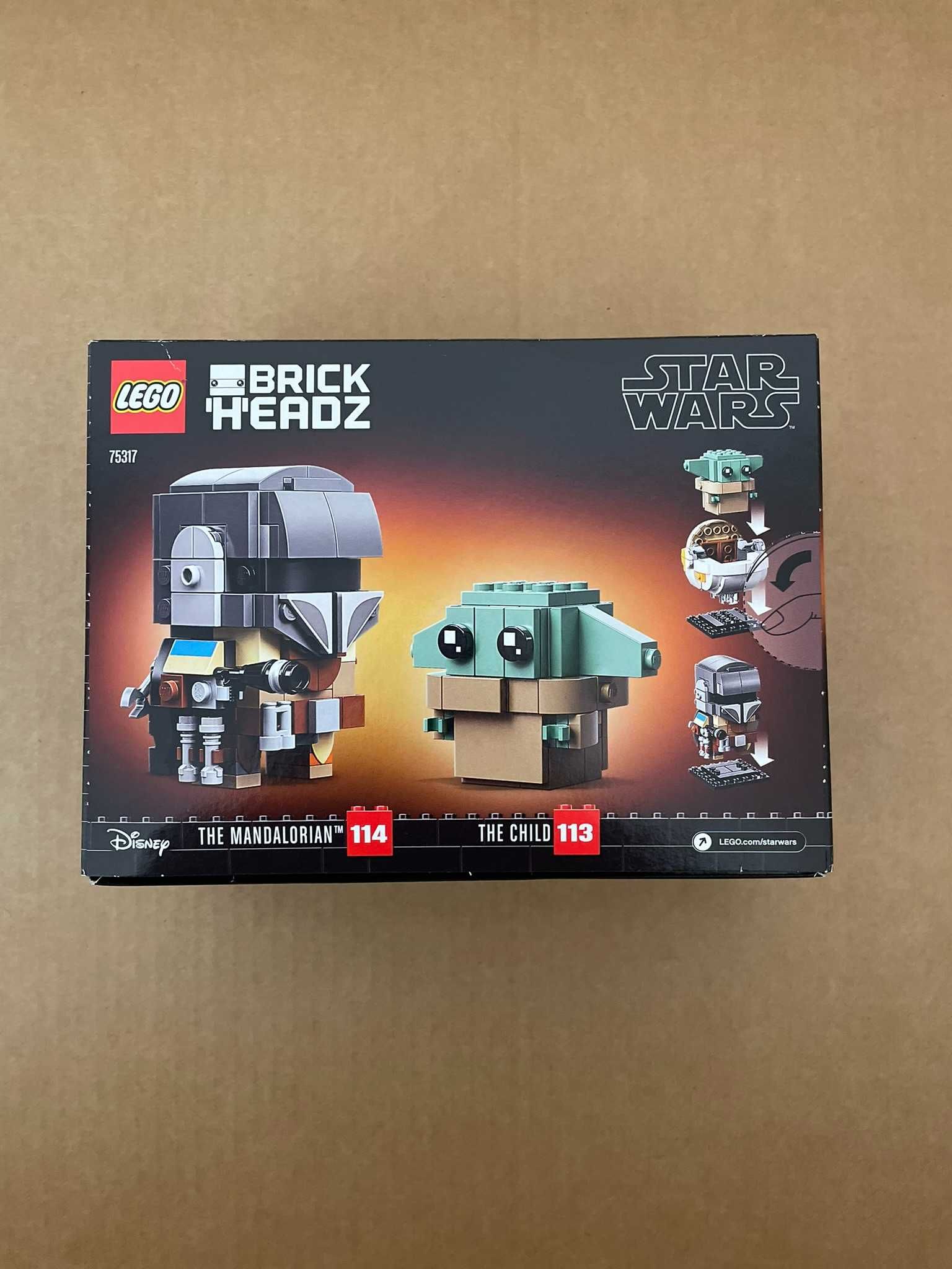 LEGO - Brickheadz - 75317 The Mandalorian & The Child