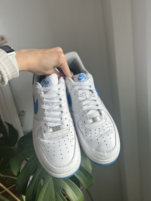 Buty Nike Air Force 1 Low 07 White photo Blue w rozmiarze 44!