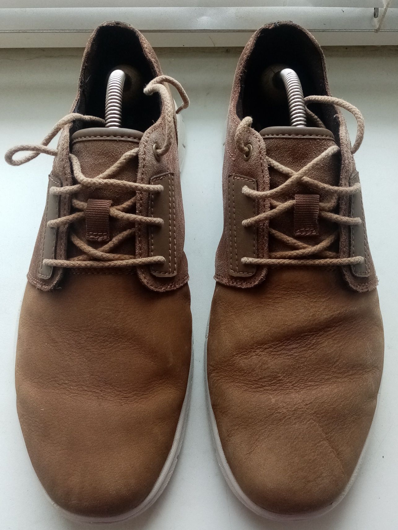 26,5 см. Кожаные кроссовки мокасины Timberland graydon (оригинал)