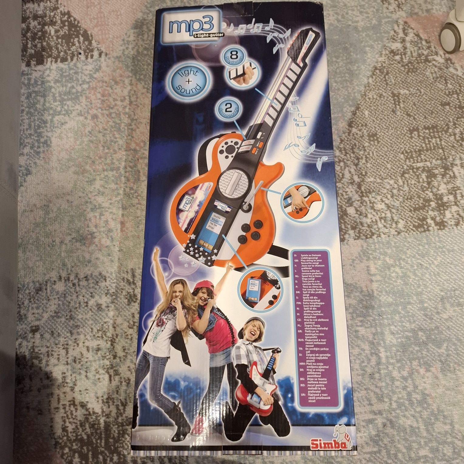 Gitara elektryczna zabawkowa