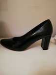 Buty na obcasie czarne lakierowane Lasocki rozmiar 37 - 38