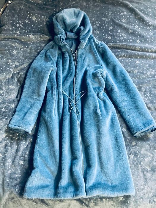 Парка зимняя женская двусторонняя эконорка