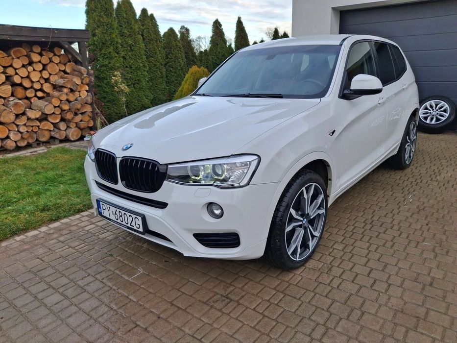 BMW X3 Bmw x3 f25 lift full led kola 20" brązowa skórą