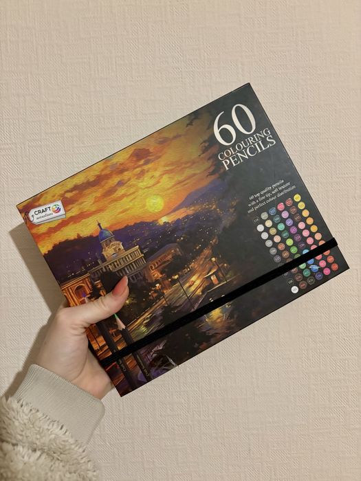 Професійні кольорові олівці (60 кольорів)  Craft Sensations