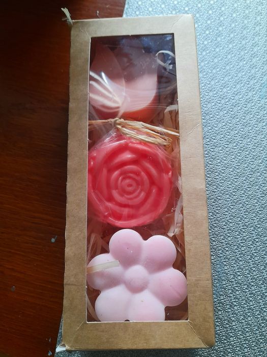 Zestawy mydełek  ręcznie wykonane walentynki Dzień Matki Dzień Babci