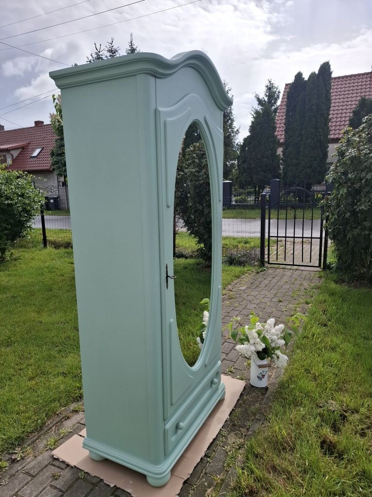 Szafa jednodrzwiowa z lustrem