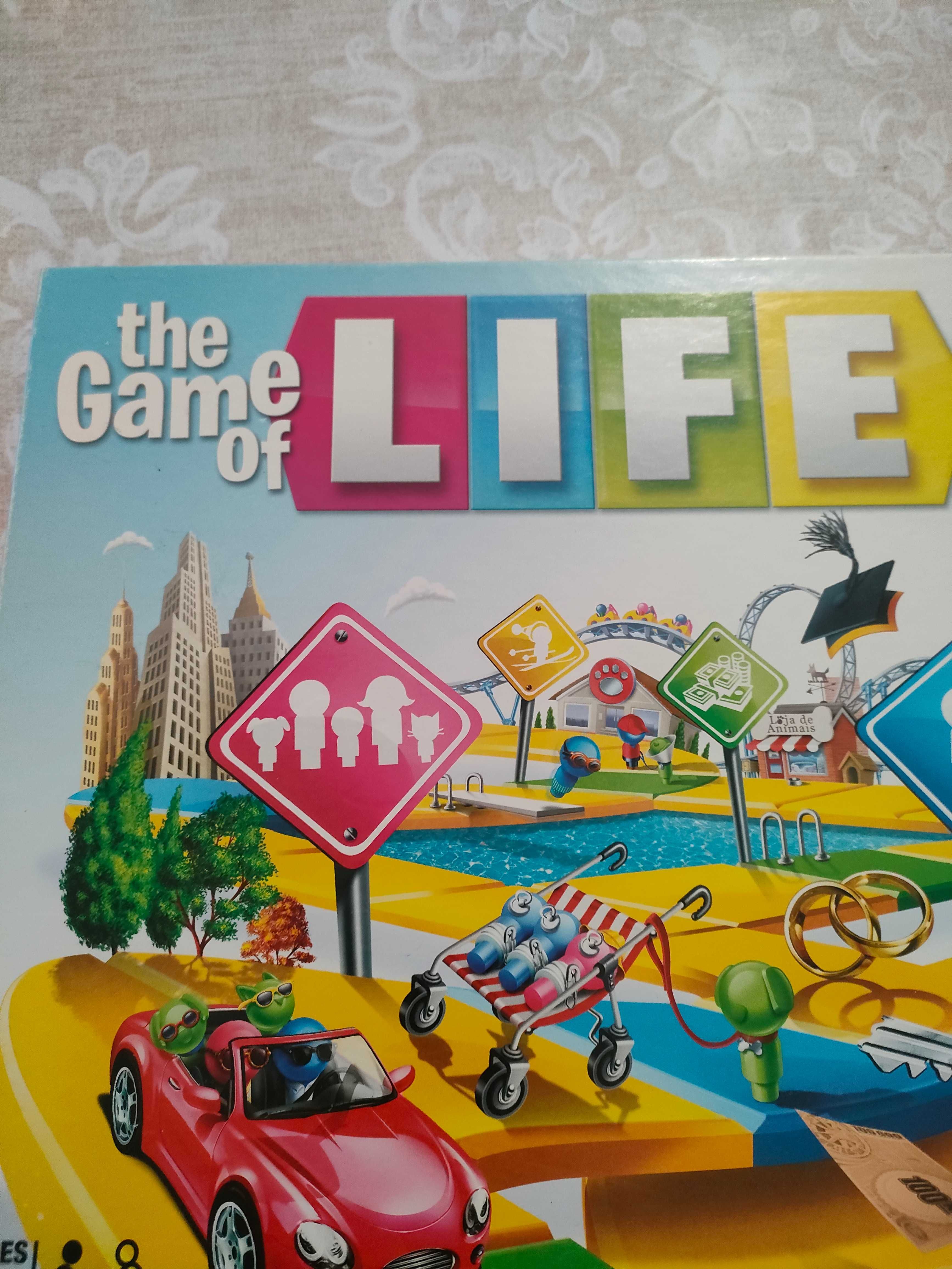 Jogo de tabuleiro. O Jogo da Vida.