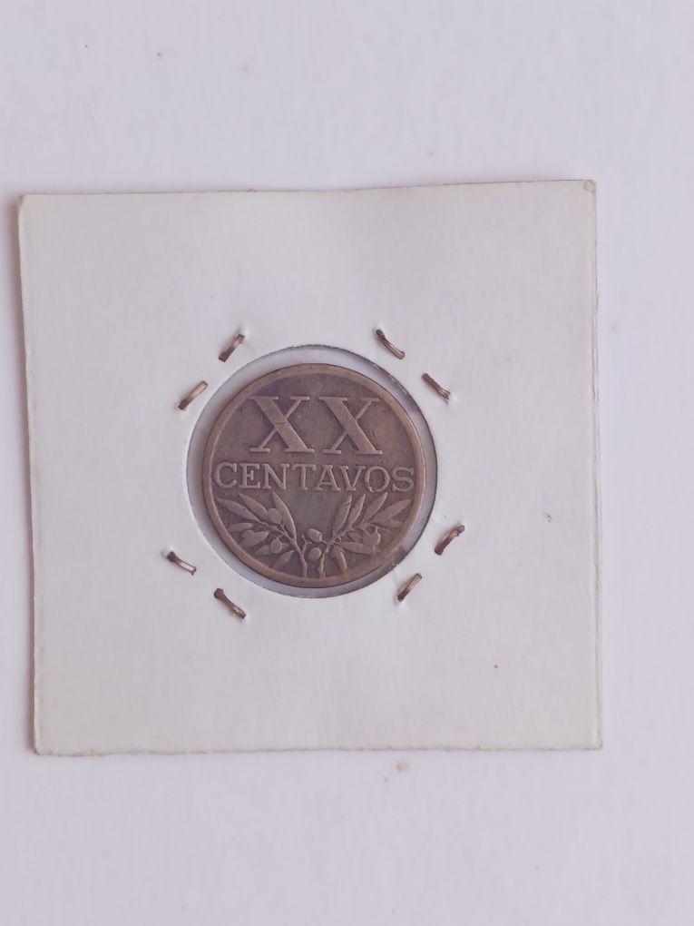 Moeda XX Centavos, de 1949 - REG