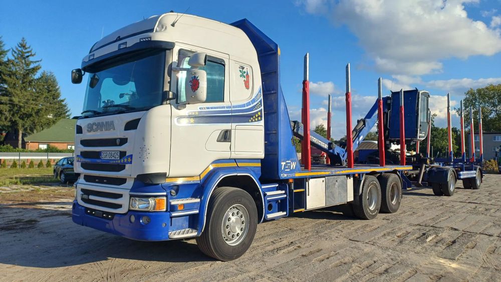 Scania R450  6x4 // resor // do drewna // Epsilon// Euro 6