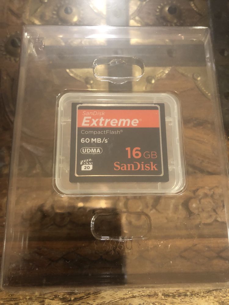 SanDisk CF Extreme 400x 16GB prędkość zapisu i odczytu do: 60 MB/s