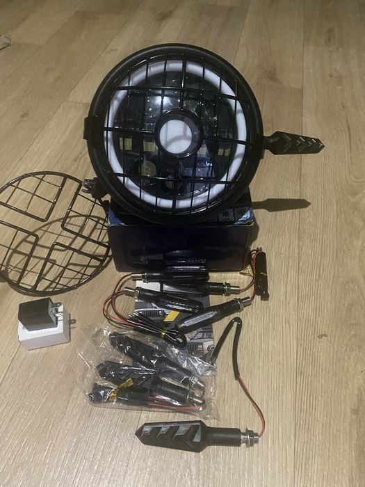 Фара ретро кастом бобер чопер круізер