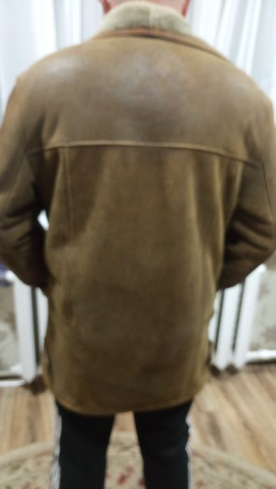 Дублянки чоловіча натуральна з натуральним хутром.