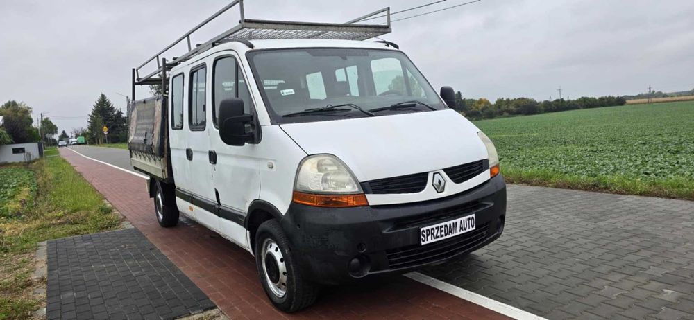 Renault Master II DOKA BRYGADÓWKA 2.5D 2010r 9 os klima