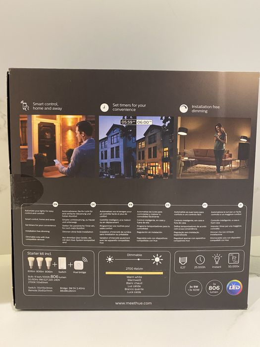 Philips HUE starter kit E27 white