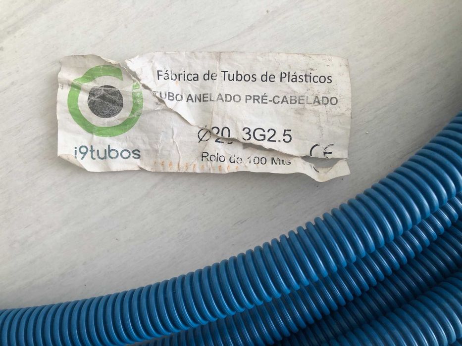 14,95m Tubo anelado pré-cabelado 20 - 3G2,5 I9TUBOS