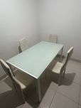 Mesa + 4-6 Cadeiras 80cm x 1,35