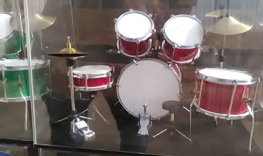 Bateria 7 Peças (Caixa em Acrílico) Novo