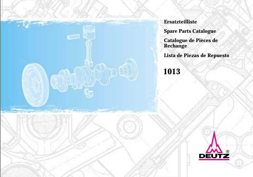 Katalog silnik Deutz 1013