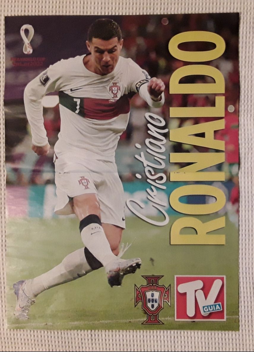 Poster Cristiano Ronaldo, Selecção Nacional, Qatar 2022, portes grátis