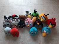 Peluches angry birds, bando do bosque e bando do mar