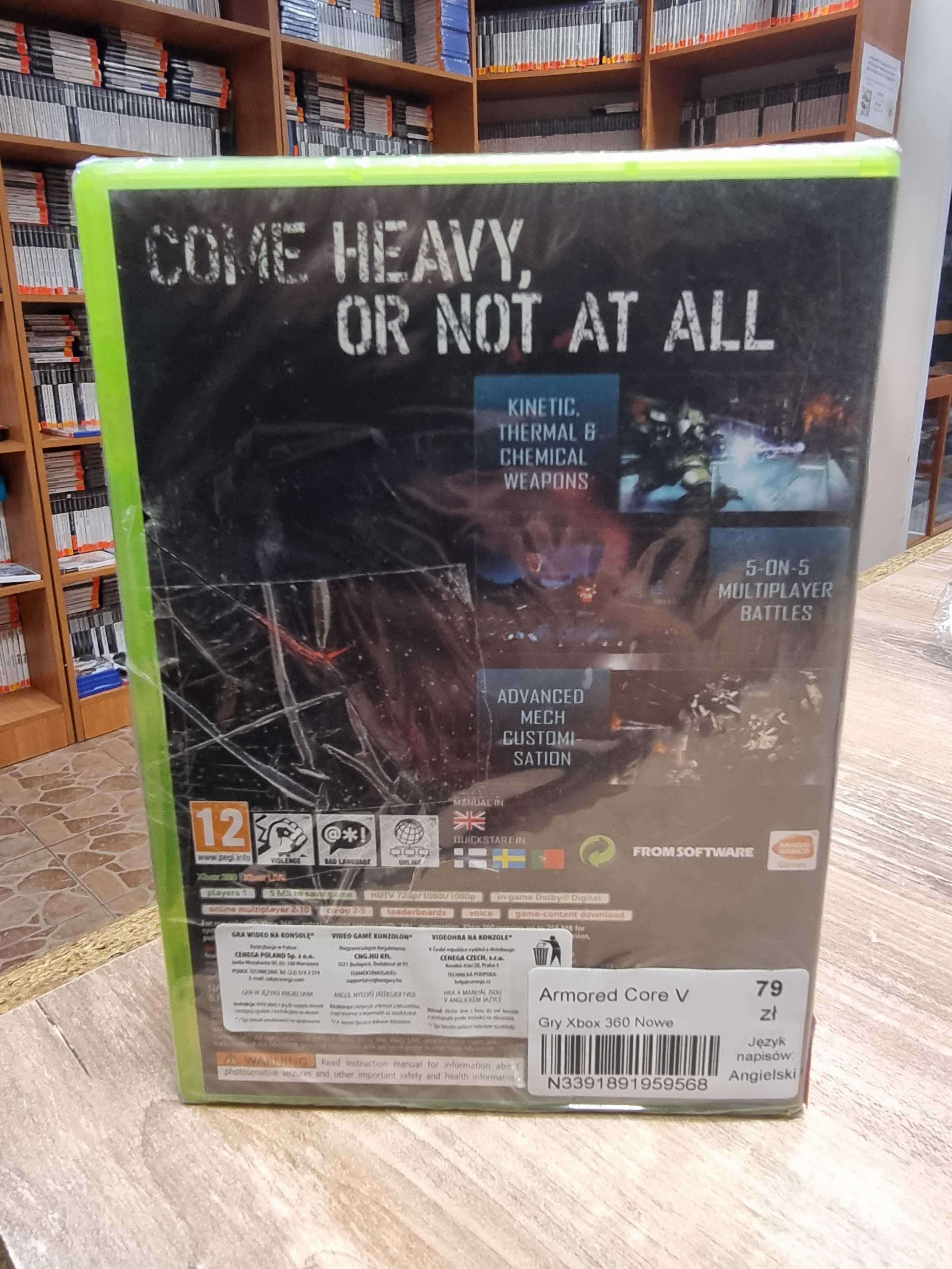ARMORED CORE V 5 X360 Unikat SklepRetroWWA NOWA Sklep Wysyłka Wymiana