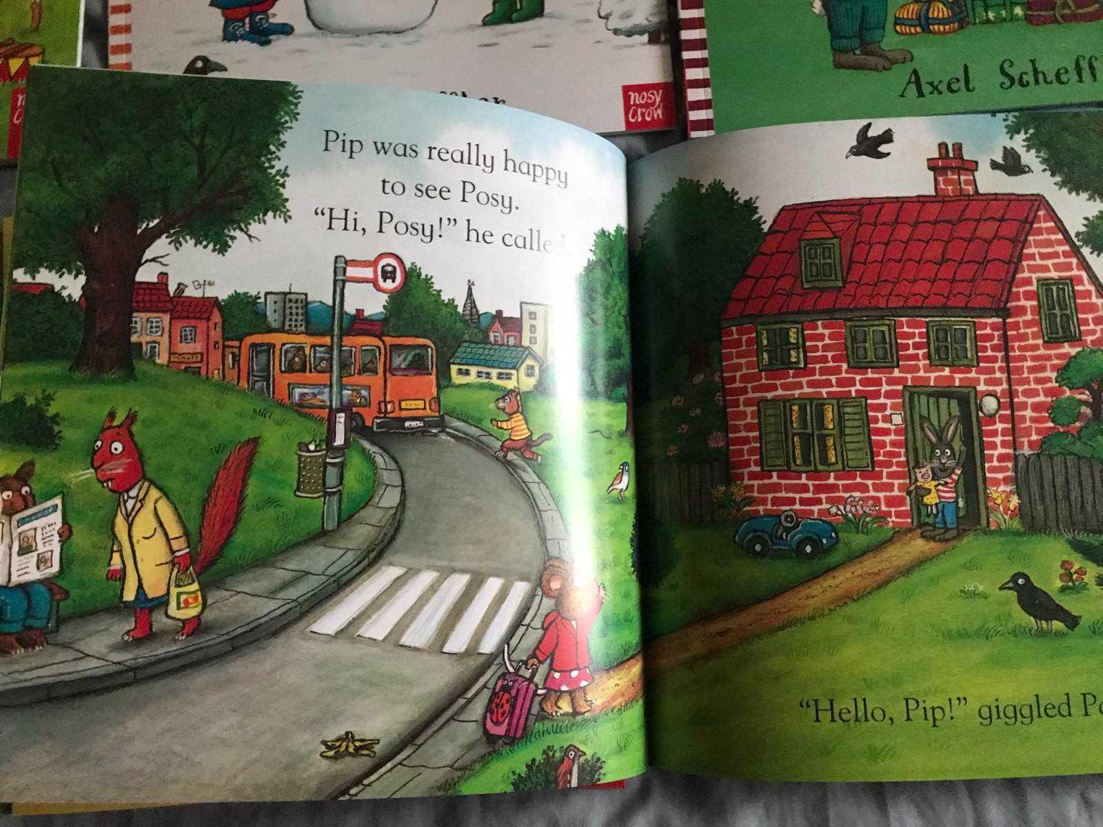 Pip Posy Axel Scheffler. Шусть, Чик, супер книги для дітей англійською