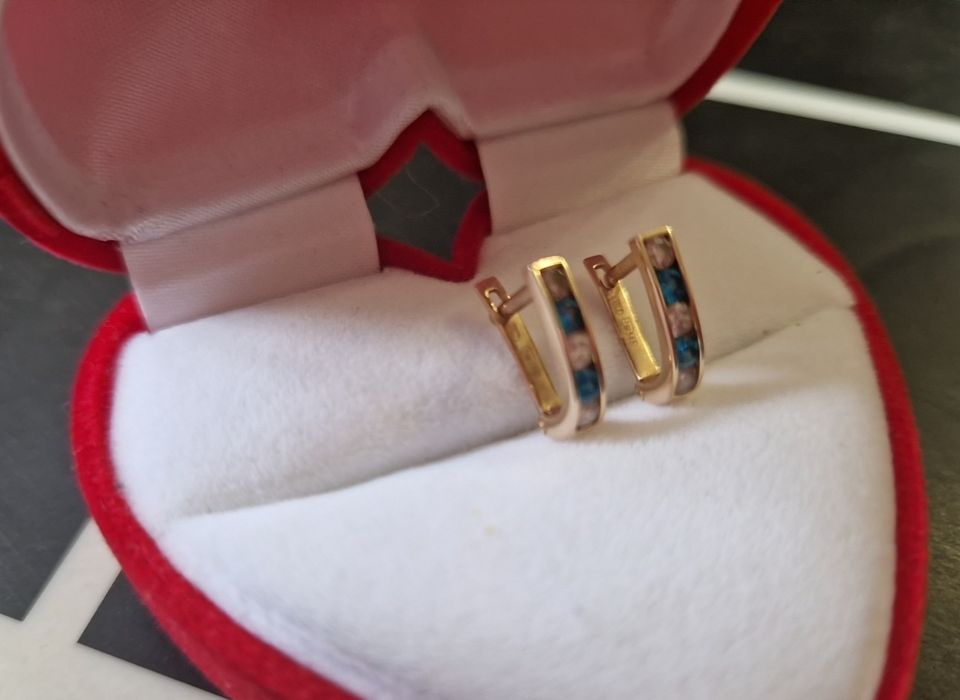 Продам золоті сережки 585 проба, дитячі