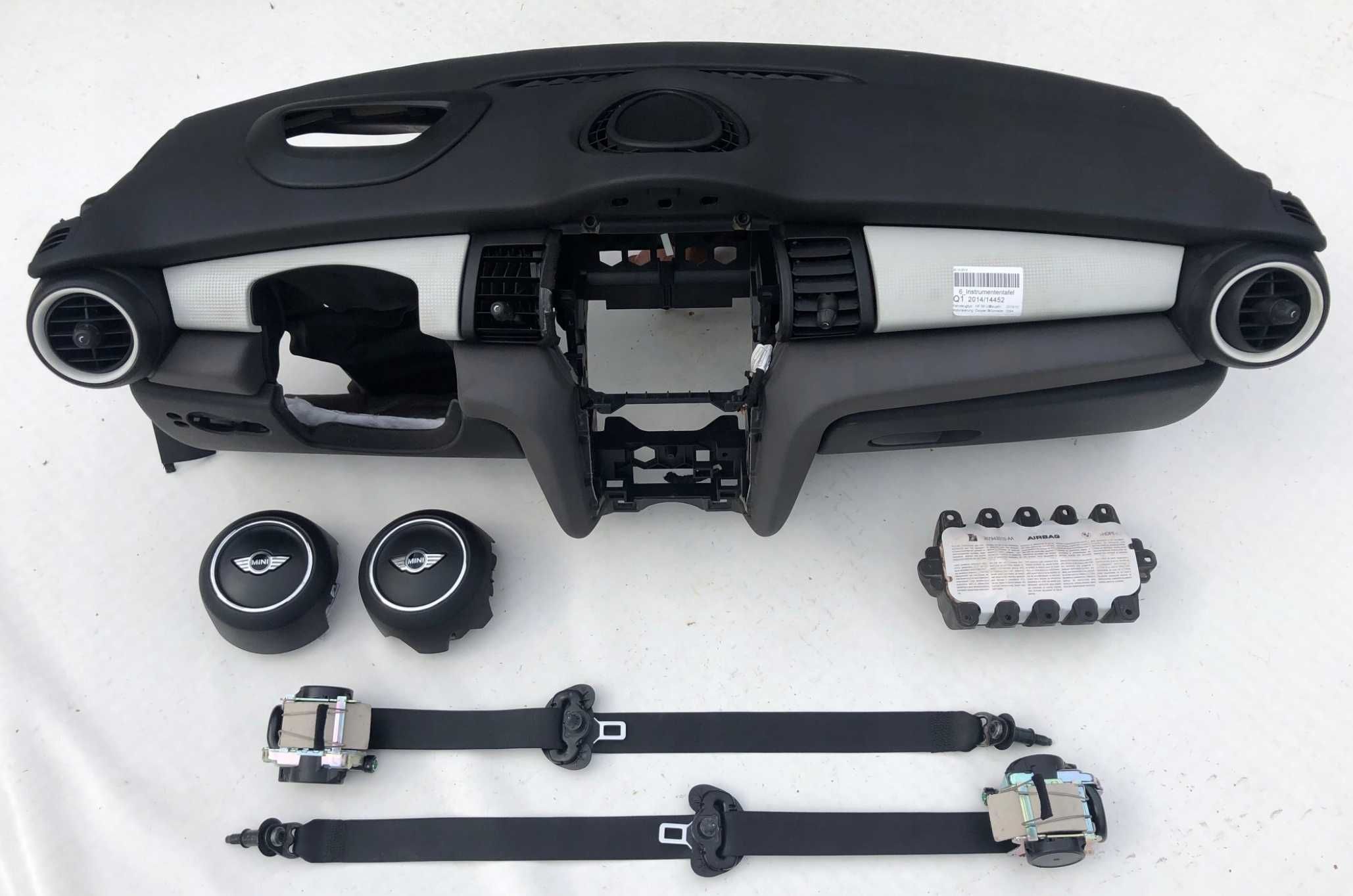 Торпедо MINI Cooper F56 F55 F57 JCW S Hatch Cabrio Ремені AirBag