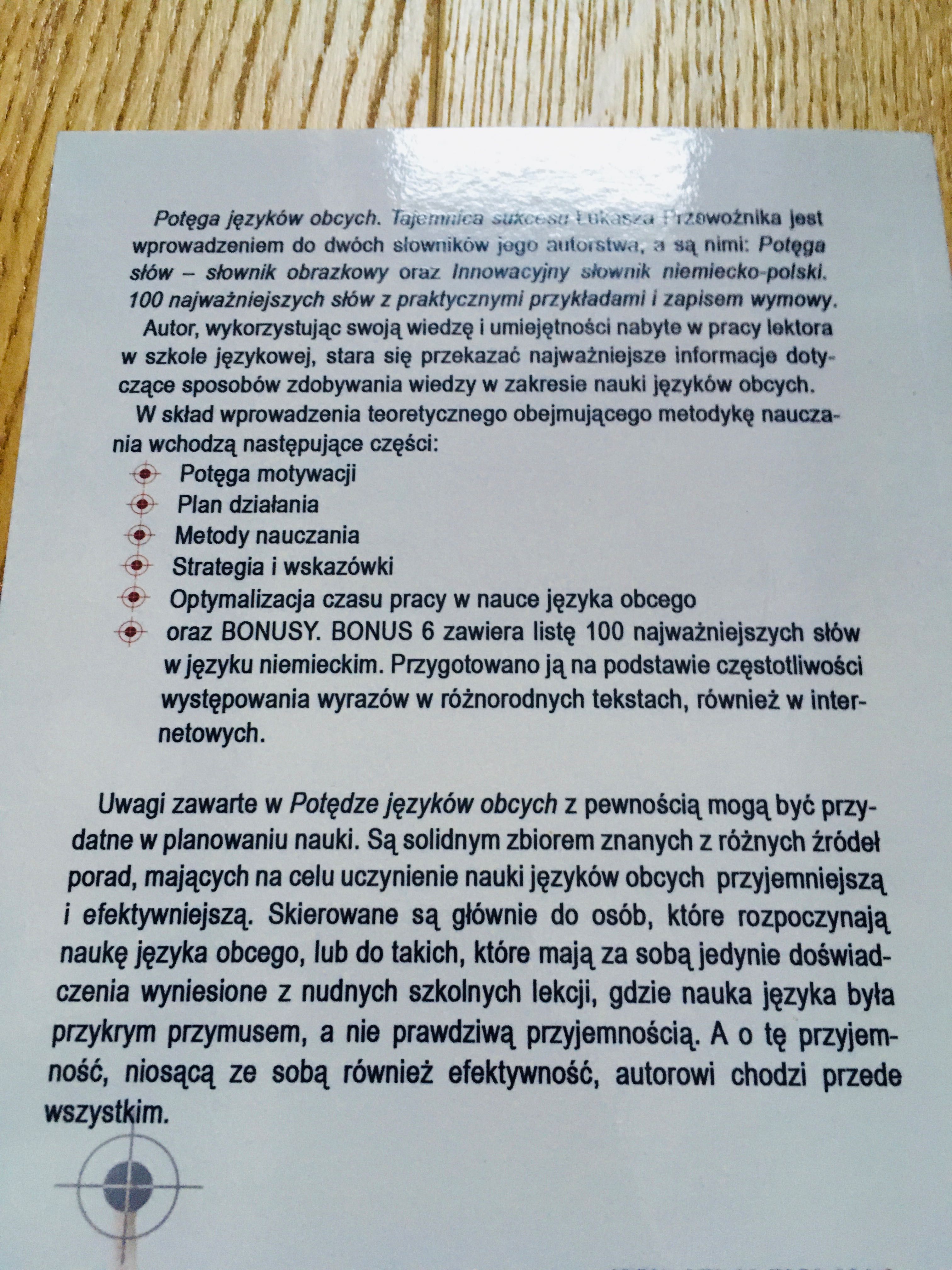 „Siano w głowie” oraz „Potęga języków obcych”. 2 książki.