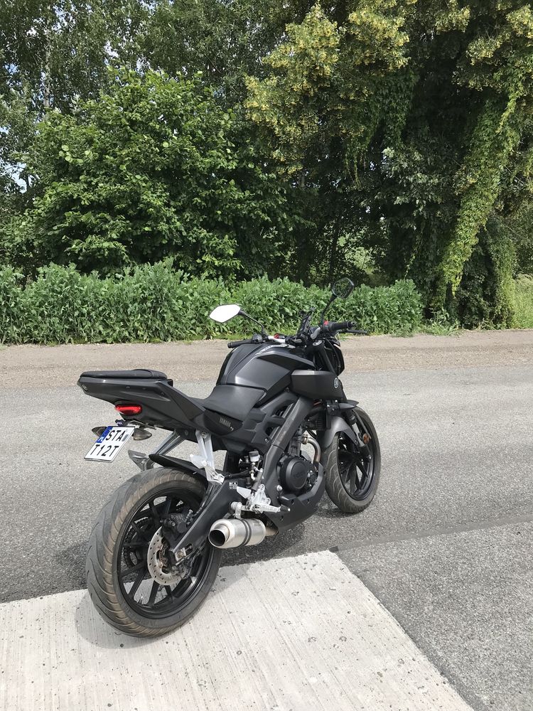 yamaha mt125 2k19r, nowy napęd, wydech storm